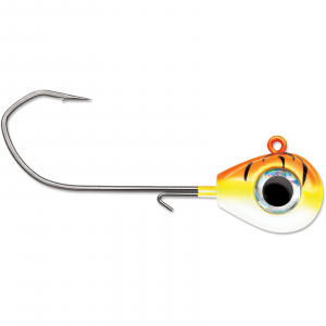 Image of VMC Sleek Jig Heads | Orange Fire UV; 3/8 oz.