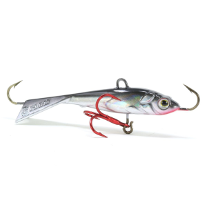 Image of Clam Tikka Mino Jigging Lure | Silver Black Holographic; 5/16 oz.