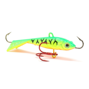 Image of Clam Tikka Mino Jigging Lure | Glow Firetiger; 5/16 oz.