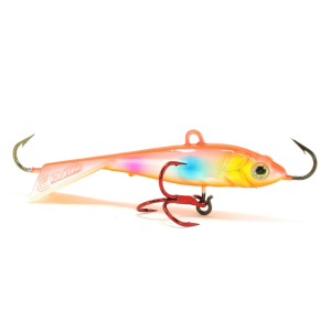 Image of Clam Tikka Mino Jigging Lure | Glow Orange Bread; 5/8 oz.