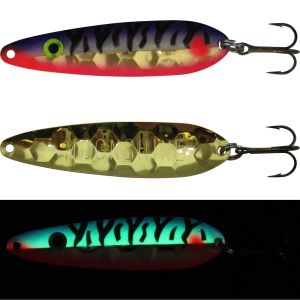 Image of Moonshine Lures Half Moon Walleye Spoon | Thumper - Gold; 3 in.