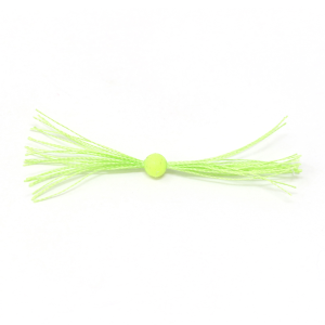 Image of Clam Silkie Jig Trailer | Chartreuse