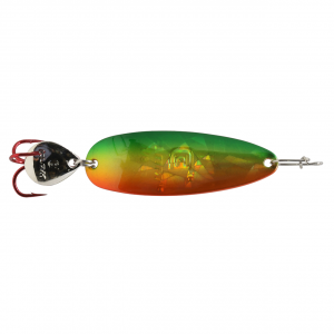 Clam Ribbon Leech Flutter Spoon | Perch Holographic; 1/16 oz.