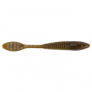 Image of Big Bite Baits Scentsation Smasher Soft Bait | Green Pumpkin Purple Copper; 3 1/2 in.