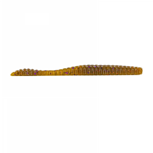 Image of Big Bite Baits Scentsation SoMolly Soft Bait | Green Pumpkin Purple Copper; 3 3/5 in.