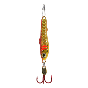 Image of Clam Pinhead Pro Spoon | Gold-Red Holo; 1/4 oz.