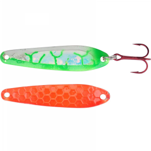 Image of Dreamweaver WD Spoon | Exclusive Color - Super Pearl UV Green Lightning-Orange Back; 2 3/8 in.