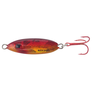 Image of Northland Buck-Shot Rattle Spoon | Super-Glo Goldfish; 3/4 oz.
