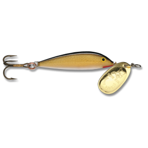 Image of Blue Fox Vibrax Minnow Spin | Gold; 1/8 oz.