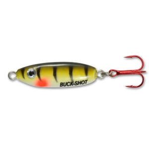 Image of Northland UV Buck-Shot Spoon | Green Perch; 1/16 oz.