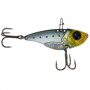 Image of Damiki Vault Blade Bait | Black Holo; 1/2 oz.