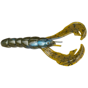 Image of Strike King Rage Tail Craw Soft Bait | Blue Craw; 4 in.