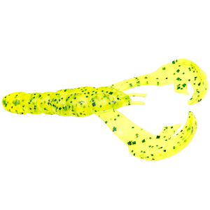 Image of Strike King Rage Tail Craw Soft Bait | Chartreuse Pepper; 4 in.