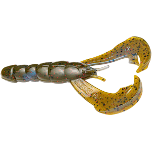 Image of Strike King Rage Tail Craw Soft Bait | Blue Craw Red Flake; 4 in.