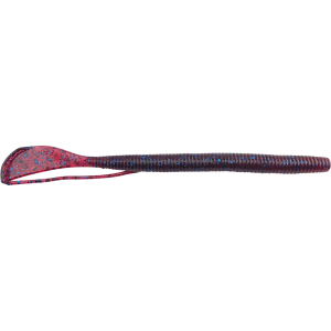 Image of Strike King Rage Cut-R Worms | Plum; 6 in.