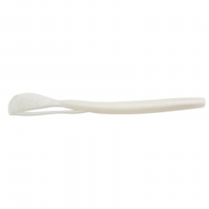 Image of Strike King Rage Cut-R Worms | Pearl; 6 in.