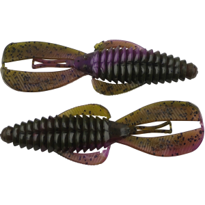 Image of Strike King Rage Bug Soft Bait | Green Pumpkin Purple Swirl; 4 in.