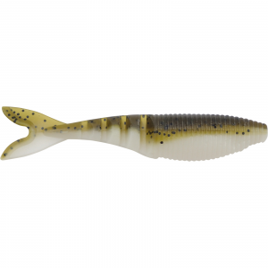 Image of Yamamoto Zako Swimbait | Green Pumpkin/White Laminate w/ Black Flake; 4 in.