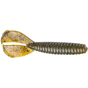 Image of Strike King Rage Menace | Green Pumpkin Purple & Gold; 3.5 in.