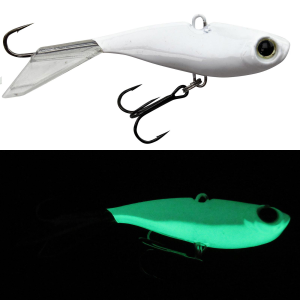 Image of Walleye Nation Creations Rip-N-Glide Jigging Lure | Glow Naked; 3 in.