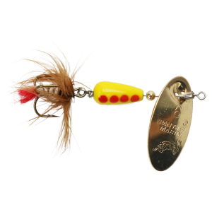 Image of Panther Martin InLine Swivel Regular Fly Spinner | Gold-Brown; 1/4 oz.