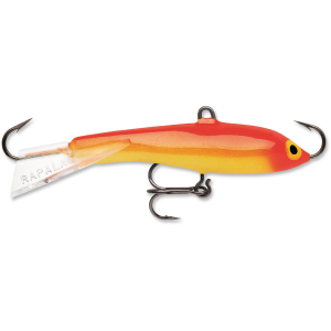 Image of Rapala Jigging Rap | Gold Fluorescent Red; 1 1/2 in.