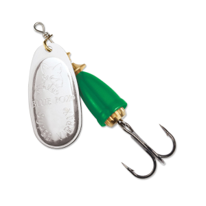 Image of Blue Fox Classic Vibrax Spinner | Silver/Fluorescent Green; 5
