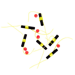 Image of Thill Premium Bobber Stops | Fluorescent Yellow