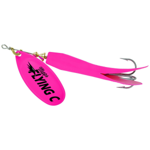 Image of Mepps Flying C Spinner | Hot Pink/Hot Pink; 5/8 oz.