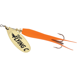 Image of Mepps Flying C Spinner | Hot Orange/Gold; 5/8 oz.