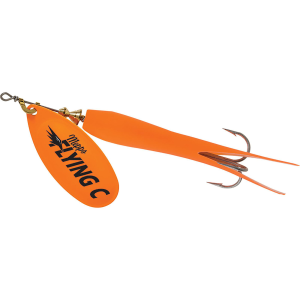 Image of Mepps Flying C Spinner | Hot Orange/Hot Orange; 5/8 oz.