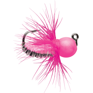 Image of VMC Tungsten Fly Jigs | Glow Pink; 1/16 oz.