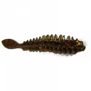 Image of Poor Boys Baits Erie Darter | Green Pumpkin Orange; 4 in.