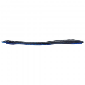 Image of Zoom Trick Worm | Black Sapphire; 6.5 in.