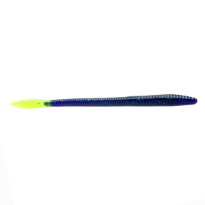 Image of Zoom Trick Worm | Junebug Chartreuse; 6.5 in.