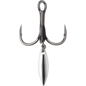 Image of VMC Bladed Hybrid Treble Short Hooks | 2; Black Nickel