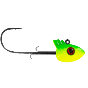 Image of Big Bite Baits TRU-X Wally Jig Heads | Limeade; 5/8 oz.