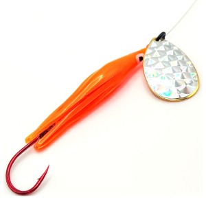 Image of Wicked Lures Wicked Lure | Orange-Silver