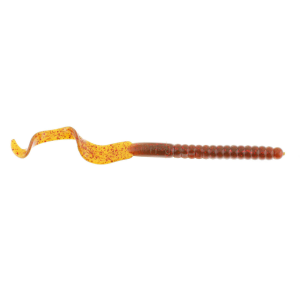 Image of Berkley PowerBait Power Worms | Motor Oil Red Fleck; 10 in.