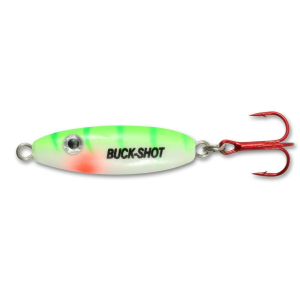 Image of Northland UV Buck-Shot Spoon | Glo Perch; 1/8 oz.