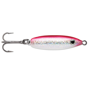 Image of VMC Rattle Spoon | Glow Red Shiner; 1/4 oz.