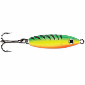 Image of VMC Rattle Spoon | Glow Fire Tiger; 1/4 oz.