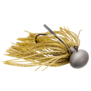 Image of Keitech M2 Football Jig | Green Pumpkin; 1/4 oz.