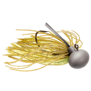 Image of Keitech M2 Football Jig | Green Pumpkin-Chartreuse; 3/8 oz.