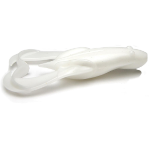 Image of Keitech Noisy Flapper Frog | White; 3 1/2 in.