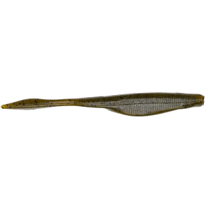 Image of Strike King Caffeine Shad | Green Pumpkin; 5 in.