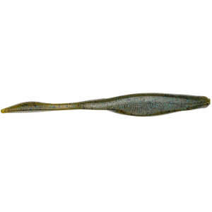 Image of Strike King Caffeine Shad | Green Pumpkin Sapphire; 5 in.