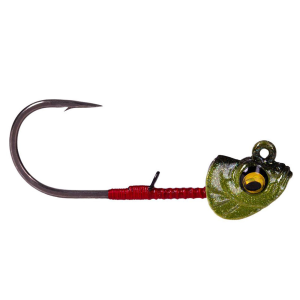 Image of Megabass Okashira Jig Head | Weed Kamo II; 1/16 oz.