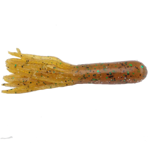 Image of Big Bite Baits Salt Tube | Pumpkin Pepper Green; 4 in.