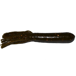 Image of Big Bite Baits Salt Tube | Green Pumpkin Copper Flake; 4 in.